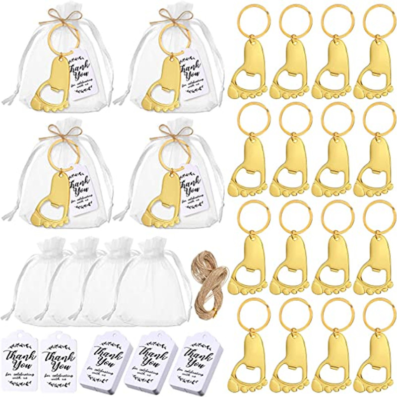Zwitsal Baby Products - 50 Parça Bebek Ayak İzi Anahtarlık