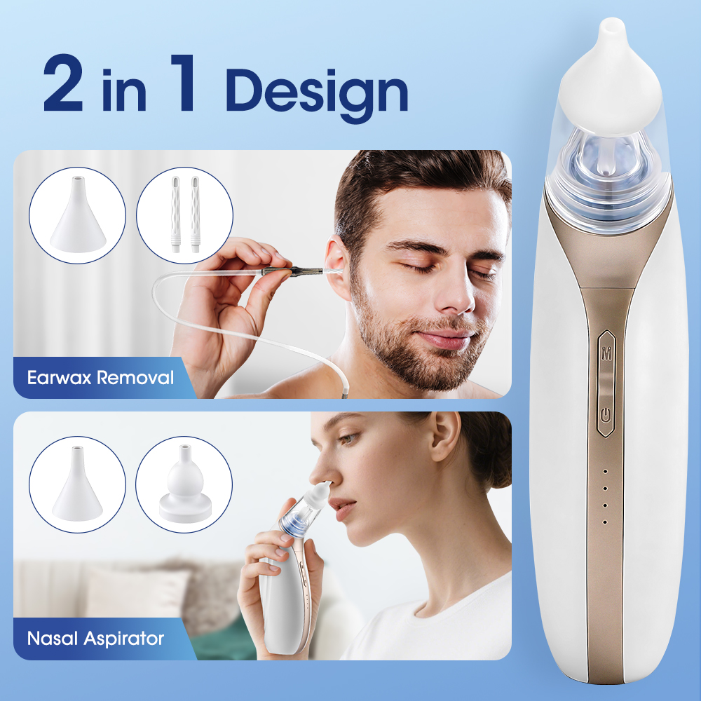 Nasal Aspirator - Yetişkinler ve Çocuklar İçin Elektrikli Burun